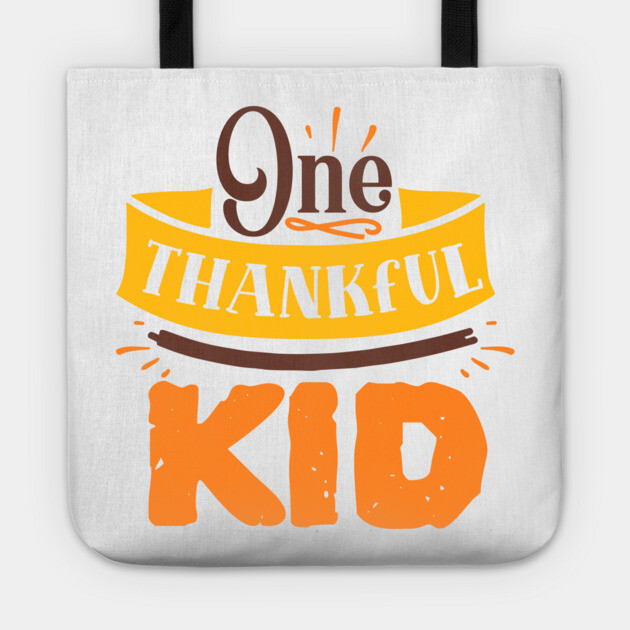 One thankful kid Tote by DrollDrifter