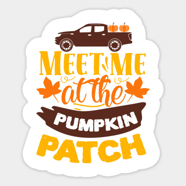 Meet me at the pumpkin patch Magnet by DrollDrifters