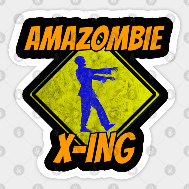 Amazombie Crossing Sticker by belownormal