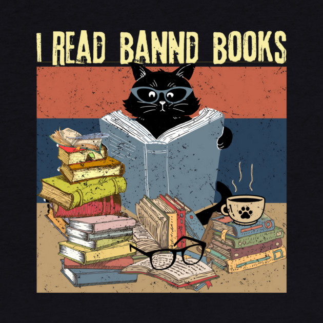 Cat I Read Banned Books by The WYLD Tribe