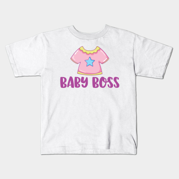 Baby Boss Kids T-Shirt by DrollDrifter