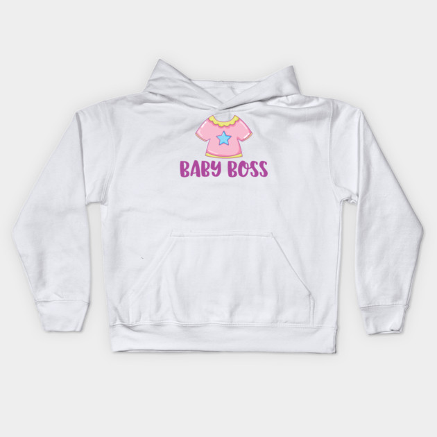 Baby Boss Kids Hoodie by DrollDrifter