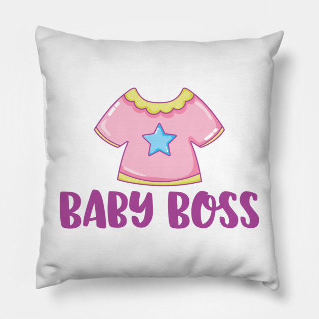 Baby Boss Pillow by DrollDrifter