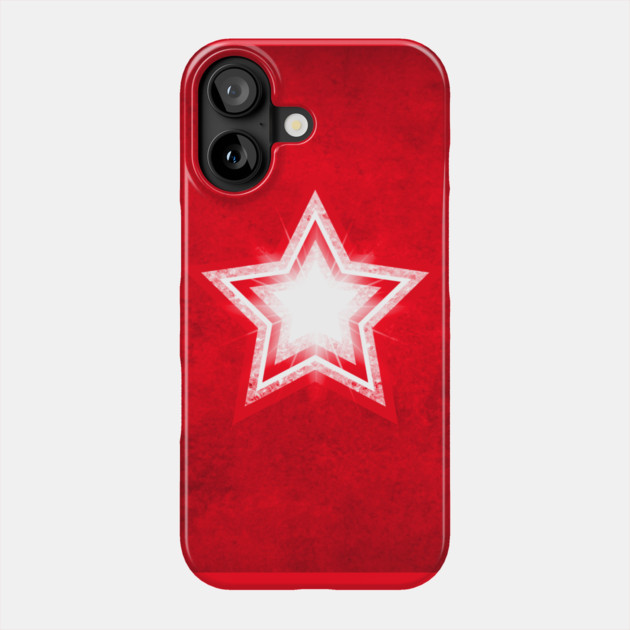 Red Crystal Star Cheeky Witch® Phone Case by Cheeky Witch