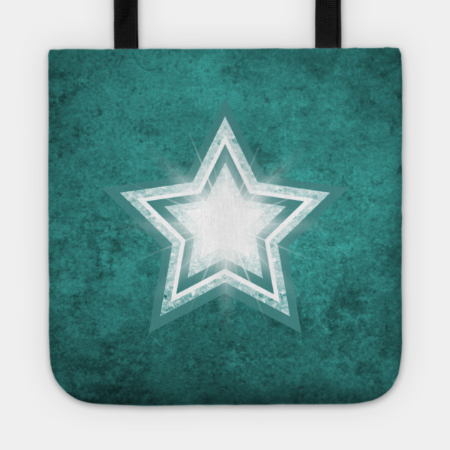 Teal Crystal Star Cheeky Witch® Tote by Cheeky Witch