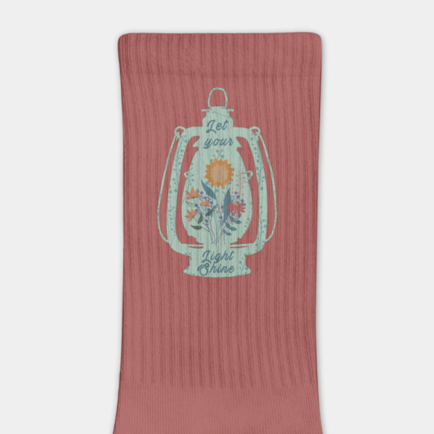 Let Your Light Shine Floral Lamp by The WYLD Tribe