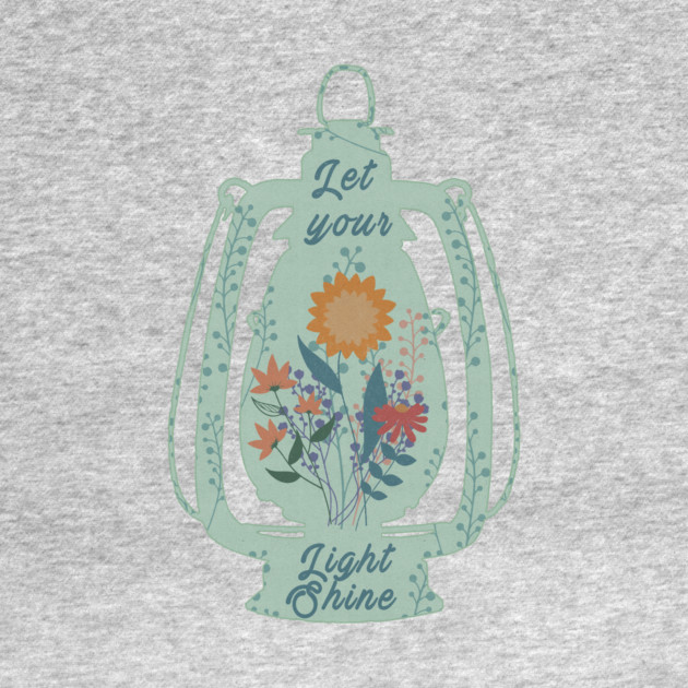 Let Your Light Shine Floral Lamp by The WYLD Tribe