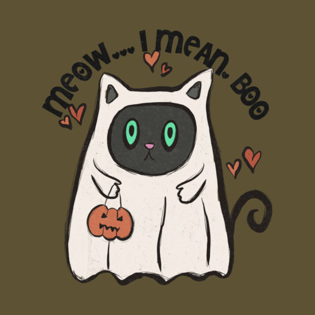 Meow I Mean Boo Cat Halloween Costume by The WYLD Tribe