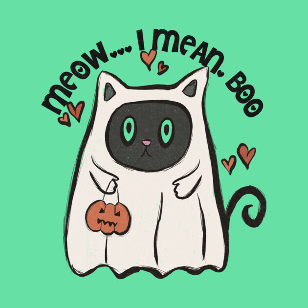 Meow I Mean Boo Cat Halloween Costume by The WYLD Tribe