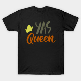 YAS QUEEN DESIGN T-Shirt