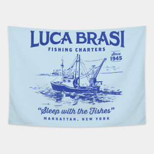 Luca Brasi Fishing Charters Tapestry