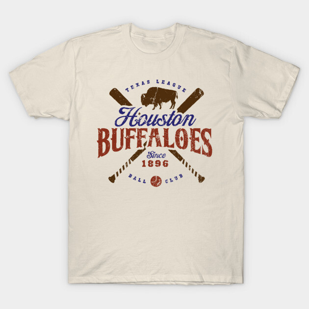 Houston Buffaloes Minor League Baseball T-Shirt TeePublic