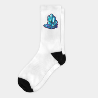 Blue Crystal Socks