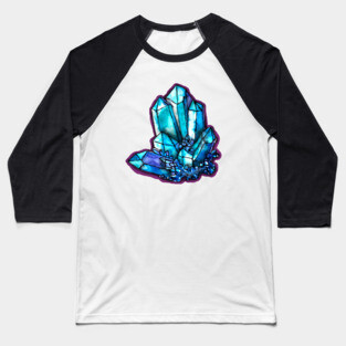 Blue Crystal Baseball T-Shirt
