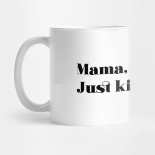 Bohemian Rhapsody, black Mug
