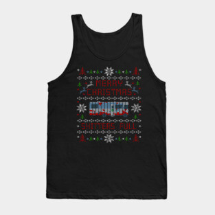 Merry Christmas Vacation Shitters Full Tank Top