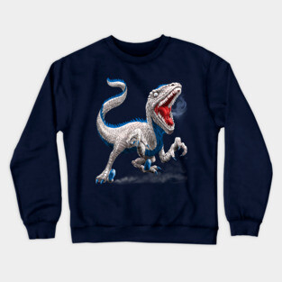 Patriotic Velociraptor Crewneck Sweatshirt