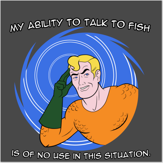 My Ability To Talk To Fish Wall Art by JoTheZette