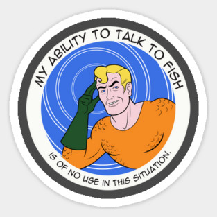 My Ability To Talk To Fish Sticker