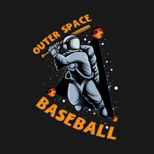 Outer Space Baseball T-Shirt