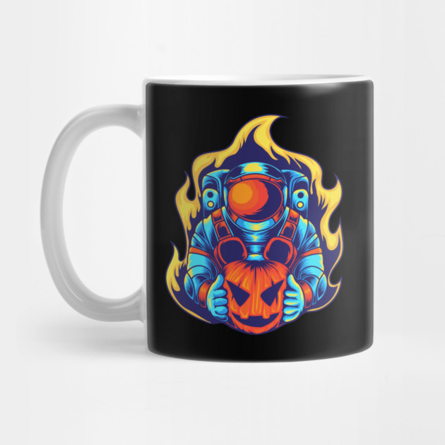 Astronaut Halloween Pumpkin by The WYLD Tribe