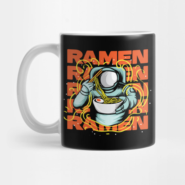 Astronaut Ramen Noodle Lover by The WYLD Tribe