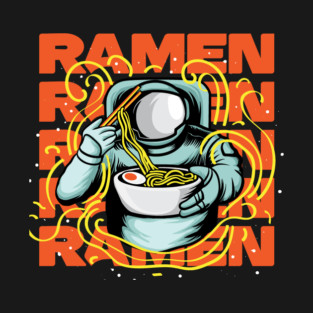 Astronaut Ramen Noodle Lover T-Shirt