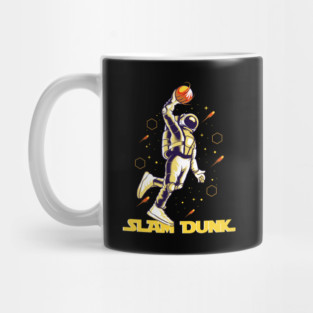 Slam Dunk Astronaut Basketball Player Mug