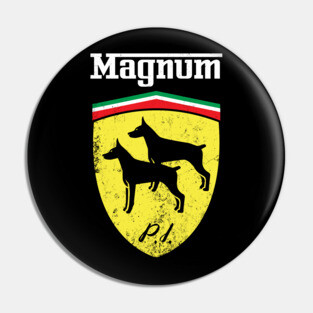 Magnum Shield Dark Fabrics Distressed Pin