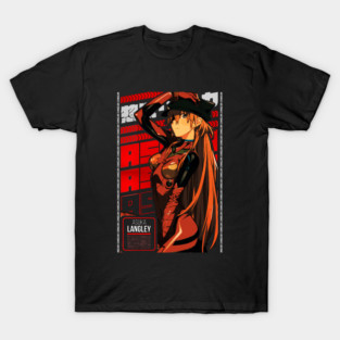 Asuka Langley Soryu | Evangelion | Anime Style Character Cover V1 T-Shirt