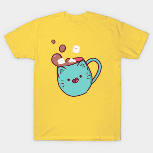 Hot Chocolate Cat T-Shirt