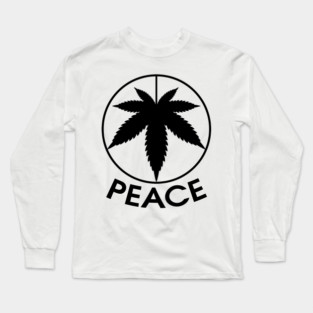 420 Peace Leaf Long Sleeve T-Shirt