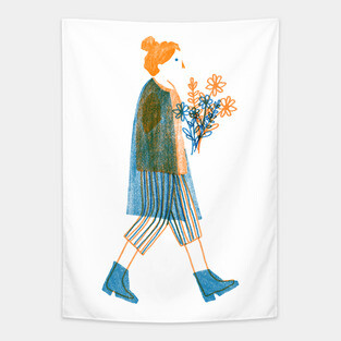 Bouquet of flowers Tapestry
