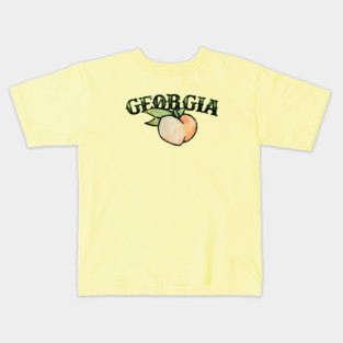 Georgia Peach Kids T-Shirt