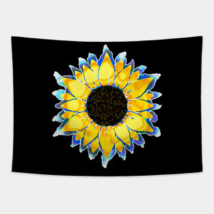 Sunflower for Ukraine Tapestry