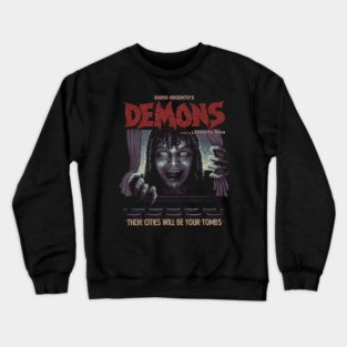 Demons, Dario Argento, Italian Horror Crewneck Sweatshirt