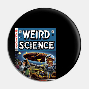 Vintage Sci Fi Comic Book Pin