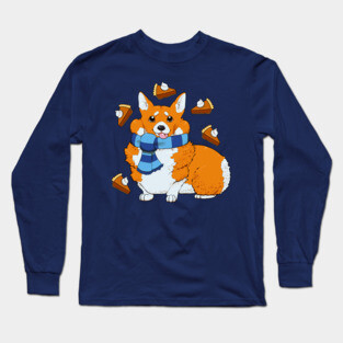 Corgi Pie Long Sleeve T-Shirt