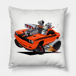 HELL CAT Dodge Challenger Pillow