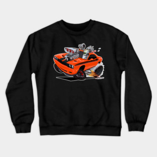 HELL CAT Dodge Challenger Crewneck Sweatshirt