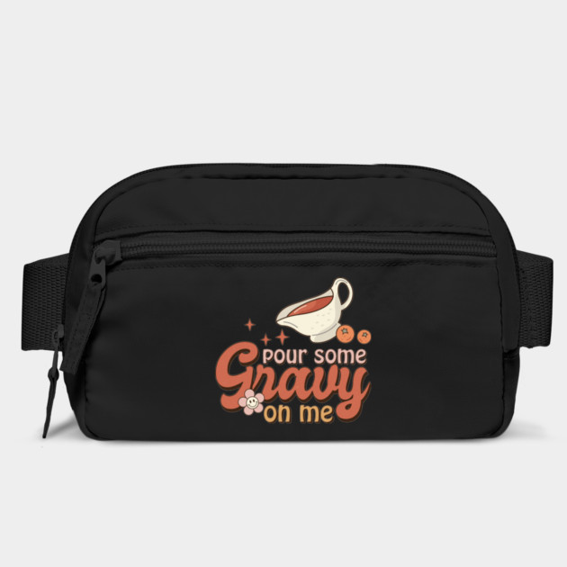 Retro Pour Some Gravy On Me Thanksgiving Design by The WYLD Tribe