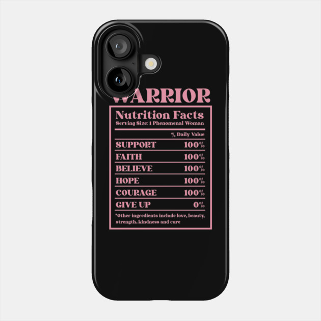 Breast Cancer Warrior Phone Case by The WYLD Tribe