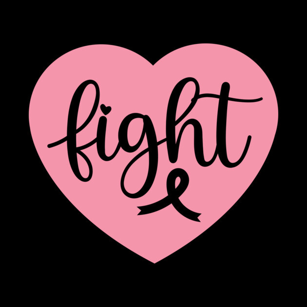 Breast Cancer Fight Heart Graphic by The WYLD Tribe