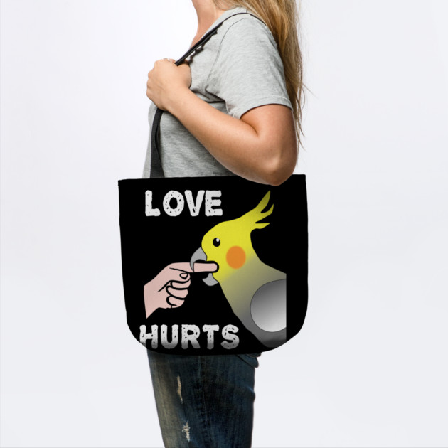 Love Hurts Cockatiel Male Parrot Biting by Einstein Parrot