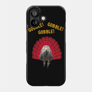 Gobble! Turkey Thanksgiving African Grey Parrot Phone Case