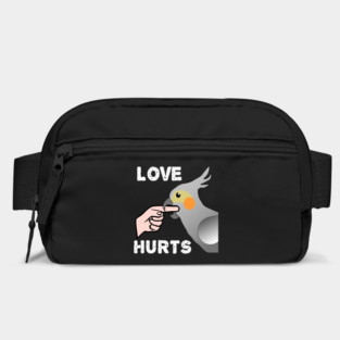 Love Hurts Cockatiel Female Parrot Biting Bag