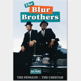 The Blur Brothers (The Penguin & the Cheetah) Posters and Art
