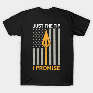 Just The Tip Archery Lover USA Flag T-Shirt