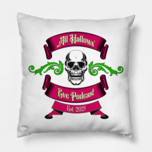 All Hallows' Eve Podcast Alternative Logo Pillow