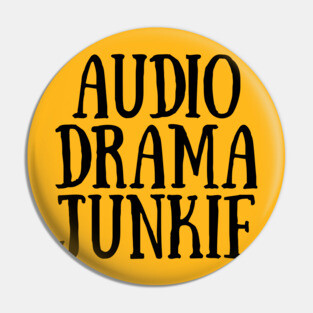 Audio Drama Junkie - Black Ink Pin